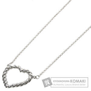 Tiffany Twisted Heart Necklace Silver
